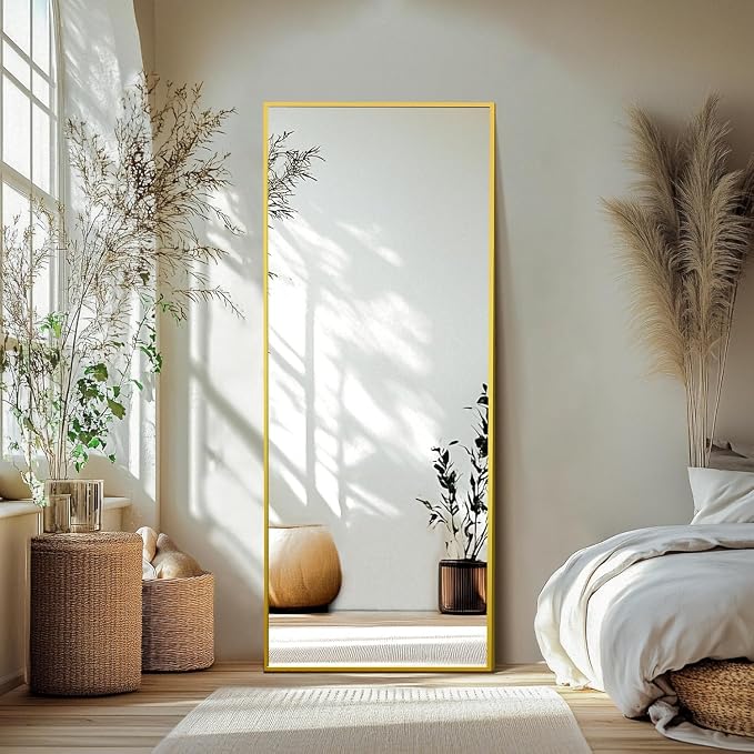 Gold Full Length Mirror XX-Large, 71x26 Standing Floor Mirror for Bedroom - Image 4