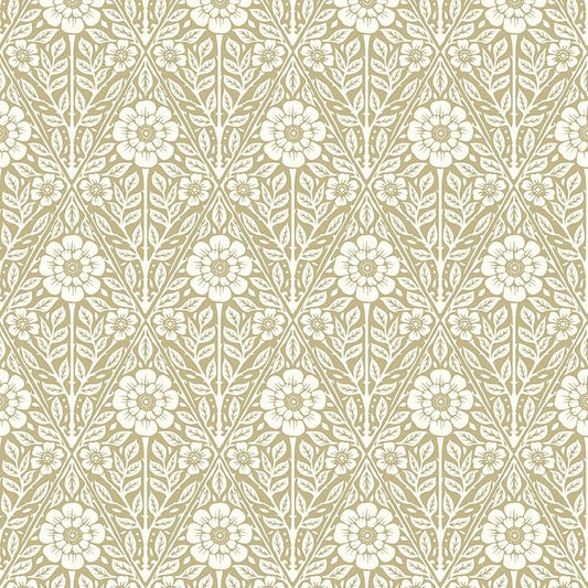 Floral Wallpaper Peel and Stick Vintage Boho Cream Damask Wallpaper Textured Removable Self Adhesive Vinyl Wall Paper for Bedroom Bathroom Cabinets 17.3" x 78.7" by LUKUUI