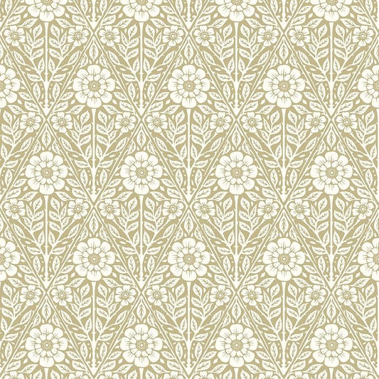 17.3" x 196.8" Floral Wallpaper Peel and Stick Vintage Boho Cream Damask Wallpaper Textured Removable Self Adhesive Vinyl Wall Paper for Bedroom Bathroom Cabinets by LUKUUI