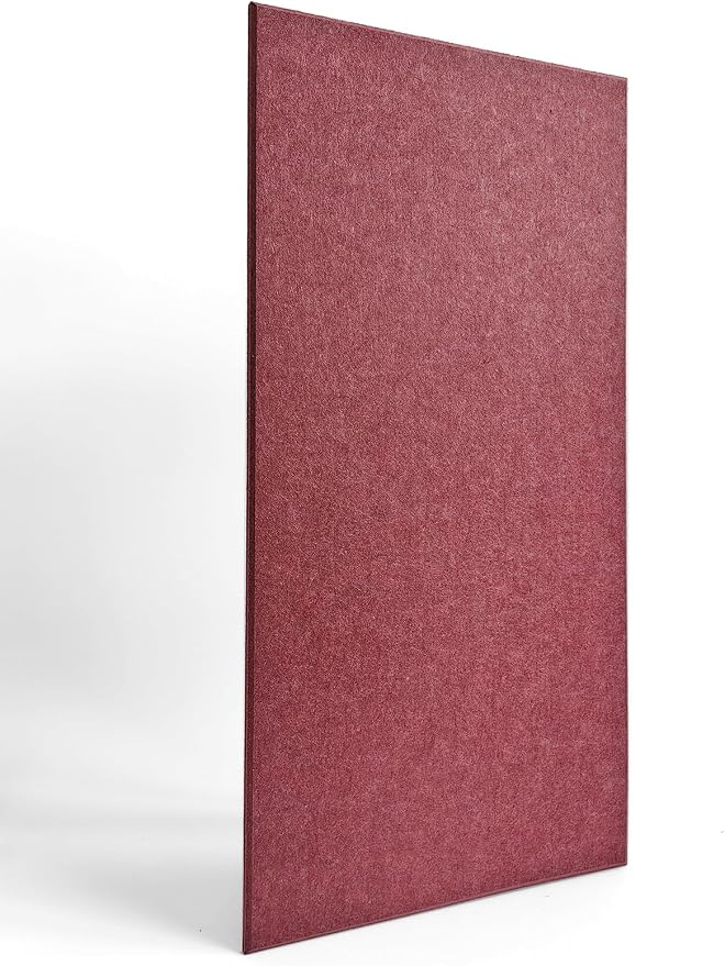 Acoustic Panels 12-Pack Soundproof Wall Panels 24"X12"X0.35" Sound Panels High Density Sound Dampening Panels - Red Wine - Image 5