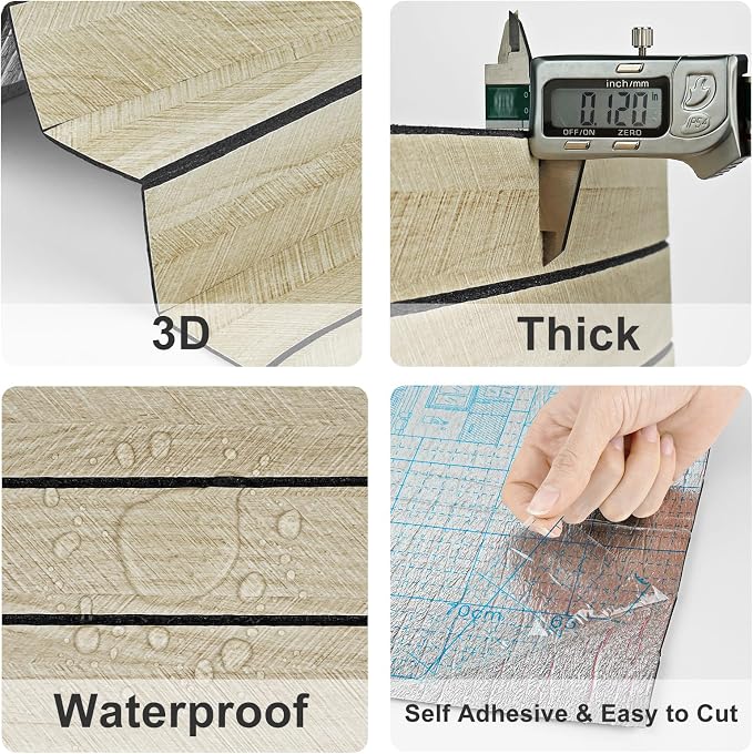 Light Oak Slat Wall Paneling 3D Foam Fluted Wood Slat Wallpaper Peel and Stick 16.8"x196" Acoustic Panels for Interior Wall Removable Wood Contact Paper for Living Room Cabinets Bedroom - Image 5