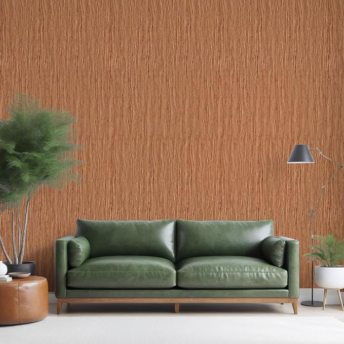 Brown Wood Contact Paper 17.3"x200" Faux Wood Peel and Stick Wallpaper Vintage Removable Self Adhesive Wooden Wallpaper Woods Grain Contact Paper for Countertops Cabinets Walls - Image 8