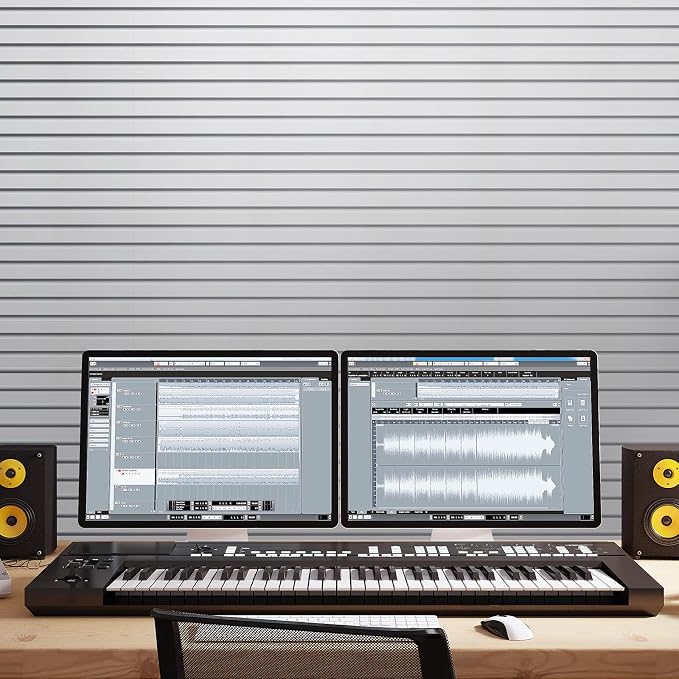 TONOR Dual-Layer Thickened Acoustic Wall Panels-8 Pack 47.2"x23.6"x0.72" | Self Adhesive High Density Sound Proof Panels for Walls, Peel and Stick Wall Panels for Recording Studio Furniture, White - Image 7