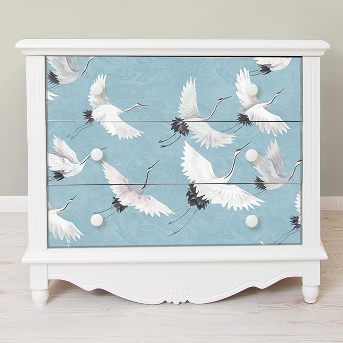 NuWallpaper Halcyon Peel and Stick Wallpaper, Blue, Removable Wallpaper, 20.5 in x 18 ft - Image 3