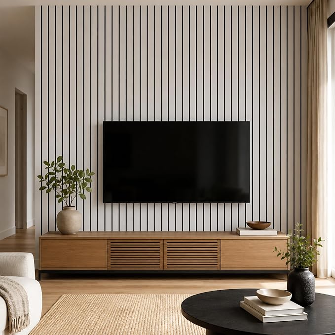 3D Wall Panels, Wood Grain Surface Peel and Stick, 19.7" x 118.1" | Self-adhesive wall panels peel and stick format works as peel and stick wallpaper for smooth indoor surfaces - Image 2