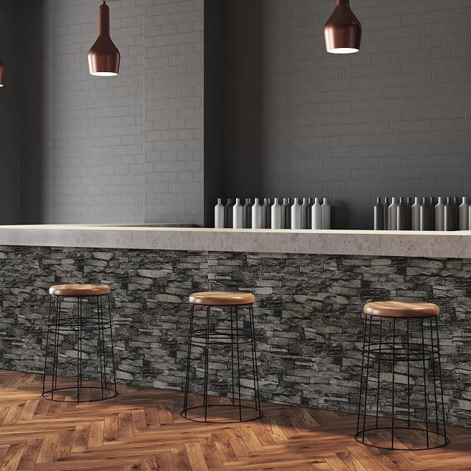 10PCS 3D Wall Panels Peel and Stick Foam, Self-Adhesive Decorative 3D Brick Wallpaper Wall Covering, Faux Stone Wall Panel Foam Brick for Living Room, Kitchen, Bathroom - Image 6