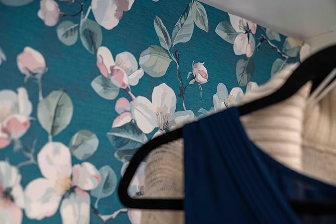 Peel and Stick Wallpaper Roll, It's Actually Cerulean Design | 17.5 x 216 in roll; Covers 26.25 sq ft; Vinyl peel & stick; No paste needed; Great for walls, shelves & cabinets. - Image 4
