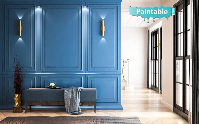 TriMold Peel and Stick Chair Rail Molding, Self-Adhesive Wall Trim for Home Decoration & Wall Protection, 3m x 3cm - Image 6