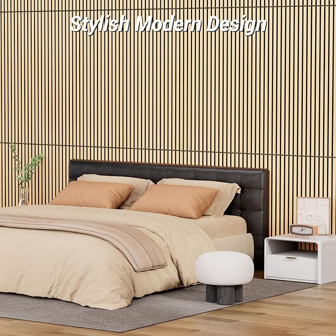 TONOR Dual-Layer Thickened Acoustic Wall Panels Self Adhesive, 4 Pack 47.2"x23.6"x0.72" High Density Large Sound Proof Panels for Walls, Peel and Stick Wall Panels for Interior Wall Décor, Oak - Image 7