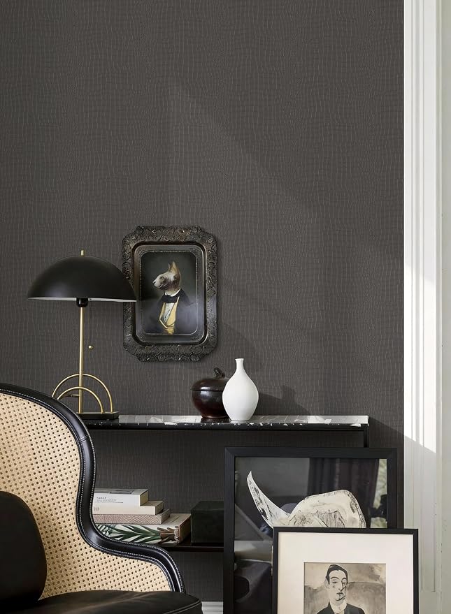 Zeeko Light Coffee Crocodile Peel and Stick Wallpaper 17.3" x 984" | Textured Embossed Contact Paper Removable Waterproof Self Adheisve Wall Paper for Cabinet Bedroom Bathroom - Image 7