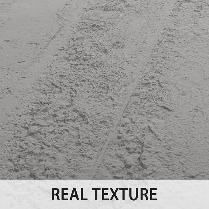 PU 3D Wall Panels Cement Texture, 4 Pieces, 47.24 × 23.62 inch, Cement | Wainscoting Panel Accent for Interior Wall Decor, Waterproof Wall Covering - Image 4