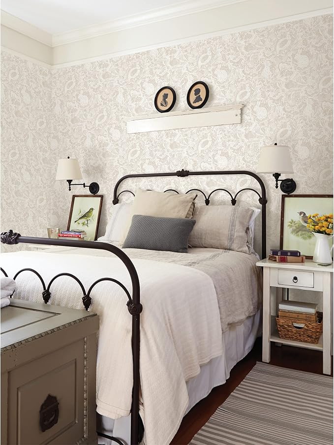 NuWallpaper by WallPops Cream Terrene Peel & Stick Wallpaper, NUS4304 - Image 2