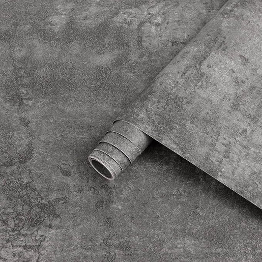 Arthome Concrete Gray Peel and Stick Wallpaper 16.5"x120" | Removable Contact Paper,Covers 13.4 sq ft. Ideal for Industrial Accent Walls Cabinets or Furniture Makeovers by ArthomeWALLDECOR
