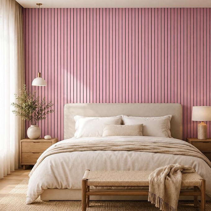 3D Wall Panels, PVC Wood Grain Panels, 19.7" x 118.1" | Self-adhesive PVC wood wall panels with 4.5mm cushioning and a wipe-clean surface for living rooms and bedrooms - Image 2