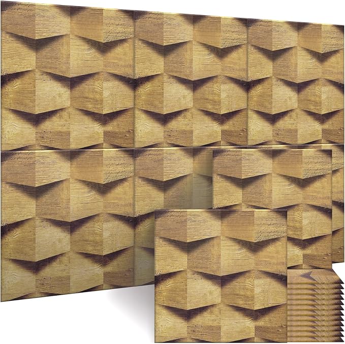 BUBOS 6 Pack Art Acoustic Wall Panels,70.8”x47.2”Self Adhesive for Home Decor | Peel and Stick, for Home Office, Studio & Wall Decor Sound Treatment, Wall Panels for Noise Reduction & Stylish Room by BUBOS