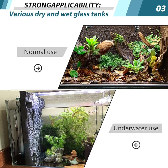 17.7x11.8in Rock Terrarium Background,3D Reptile Tank Background Board,Amphibian Stereo Backdrop Wall,Lizard Snake Gecko Spider Turtle Fish pet silo Background Decorative Panel(Blue) - Image 4
