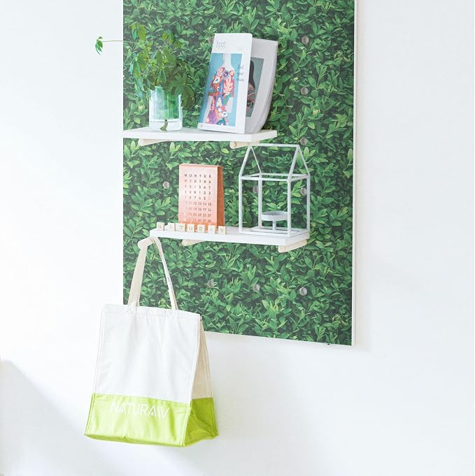 Main Street Peel and Stick Wallpaper Sheets, Plant Wall, 12-Pack | 11 x 16 in sheet size; Covers up to 14.67 sq ft; Eco-friendly paper material; No paste or additional adhesive required - Image 4