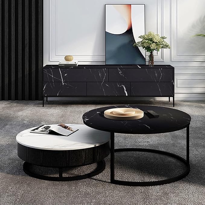 Marble Contact Paper Black Peel and Stick Wallpaper for Kitchen Countertop | 11.8"×78.7" Black/White Matte Paper Self Adhesive Removable Waterproof Wall paper for Cabinet Covers - Image 9