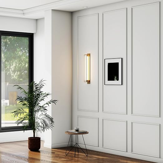 Pangda 3set Peel and Stick Wall Molding Kit 3D Premade, 24x72in | Accent Wall Moulding Kit, Wainscoting Panel, for Interior Decor, Ready to Assemble, Peel and Stick, Wainscoting Accent Panel - Image 4