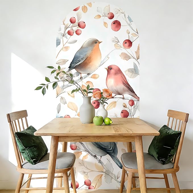 Arch Wall Decals Peel and Stick, Large Wall Stickers, Removable Home Decor Art Wallpaper for Bedroom Living Room 71'' × 31.7'' (Fish) - Image 7