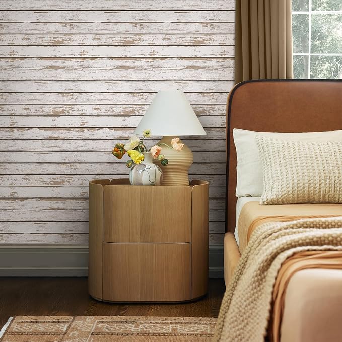 Commomy Faux Wood 3D Peel and Stick Tiles - 10 Pcs 11.8"x11.8" | Peel and Stick Wood Tiles Ultralight PVC Wall Paneling for Bedroom, Bathroom, Kitchen Backsplash, Farmhouse Interior Decor - Image 2