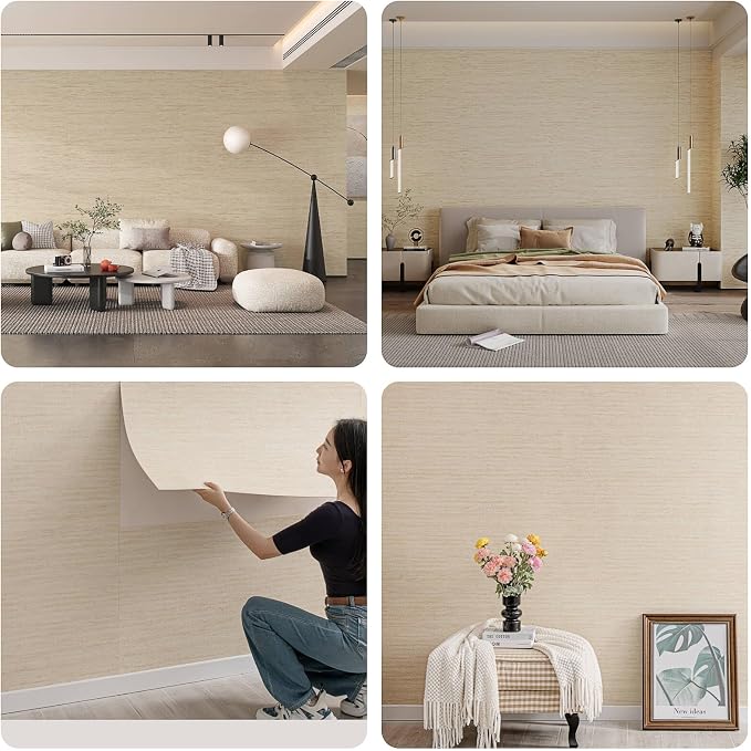 3D Wall Panels Peel and Stick – 2pc X 23.82"x110" PVC Faux Travertine Texture, Self Adhesive Waterproof Wall Covering, DIY Accent Wall, Sofa Background Backsplash & Modern Home Decor, Covers 36 sq.ft - Image 4