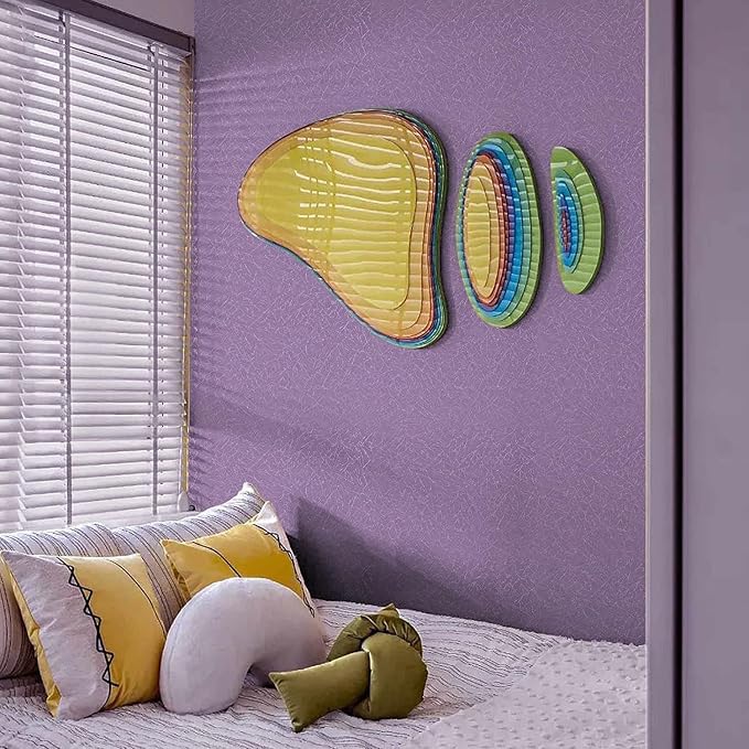 Purple Peel and Stick Self Adhesive Wallpaper Countertop Contact Paper | Removable Embossed Silk Waterproof Bathroom Wallpaper 15.7" X 196.8" Kitchen Vinyl Wrap for Cabinet Shelf Liner Paper - Image 3