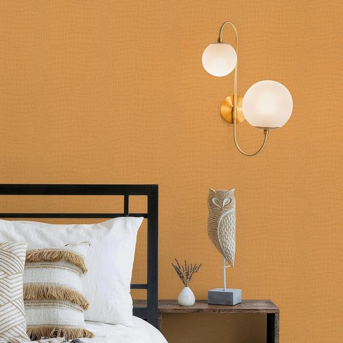 Zeeko Gold Crocodile Wallpaper Peel and Stick 17.3" x 118" | Textured Embossed Contact Paper Removable WaterProof Self Adheisve Wall Paper for Cabinet Bedroom Bathroom - Image 3