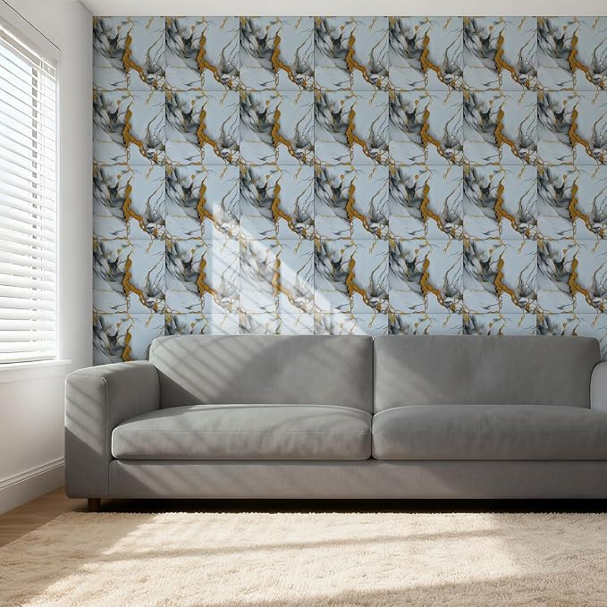 30 Sheets Peel and Stick Wall Panels, Self-Adhesive PVC Wall Panels for Kitchen Backsplash, Bathroom, Decoration, 11.8"x11.8" (Not Real Tiles) - Image 6