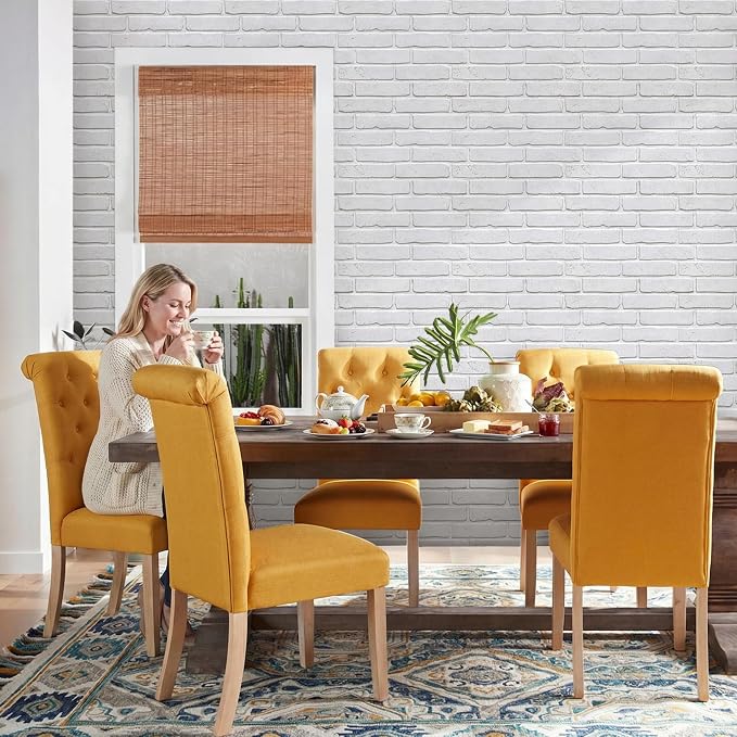 COMSTICKC 3D Peel and Stick Faux Brick Wall Panels for Quick DIY Wall Decor | White, 10 Pcs 15.7" x 11.8", Not Real Brick, Lightweight Thin PVC Decorative Wall Sticker for Wall Makeover,Cover 12.9 sq ft - Image 6