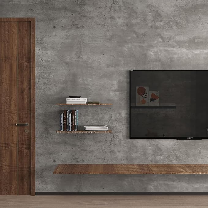 3yecao 31"×157" Wide Thick Light Grey Concrete Wallpaper Peel and Stick Faux Waterproof Gray Concrete Cement Contact Paper Vinyl Wrap Industrial Textured Tile Sticker for Kitchen Bedroom Garage Walls - Image 6
