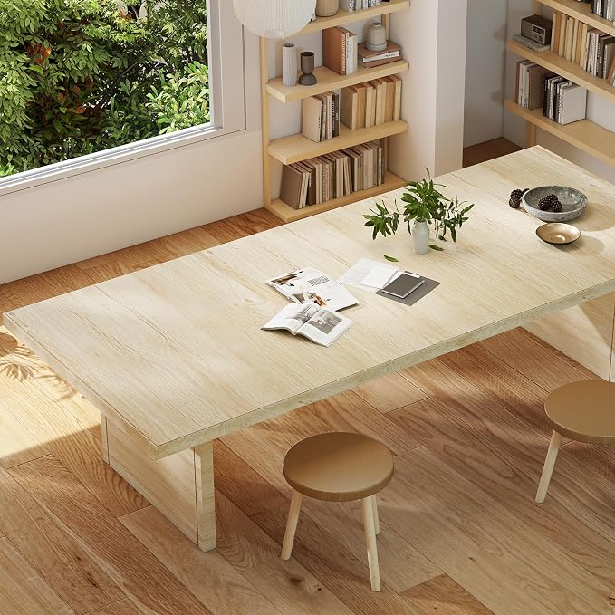 Vinjiasin Natural Wood Grain Wallpaper Wood Contact Paper Peel and Stick Oak Light Wood Contact Paper for Countertops Cabinet Decoration Waterproof Self-Adhesive 17.7"x 400" - Image 4