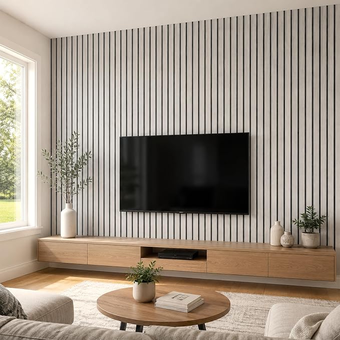 3D Wall Panels, Wood Grain Wall Stickers, 19.7" x 118.1" | Self-adhesive wood grain wall stickers with 3D texture for accent walls, cabinets, tile, glass, and smooth boards - Image 2