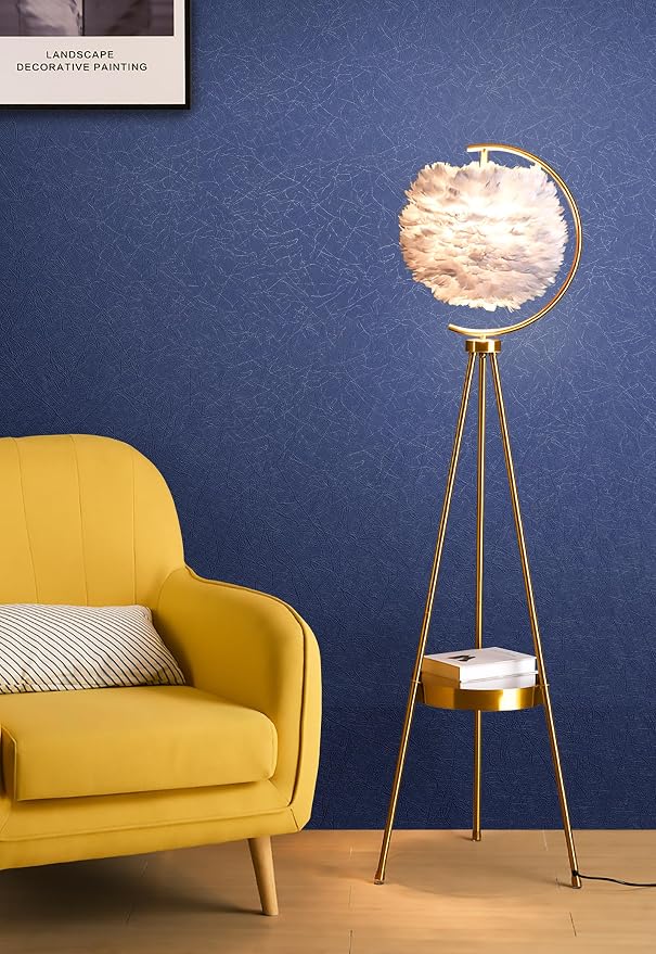 Safiyya Blue Silk Peel and Stick Wallpaper Textured Dark Blue Contact Paper Removable Wallpaper Silk Decorative Self Adhesive Wall Paper Vinyl Rolls 118"x 17.3" - Image 5