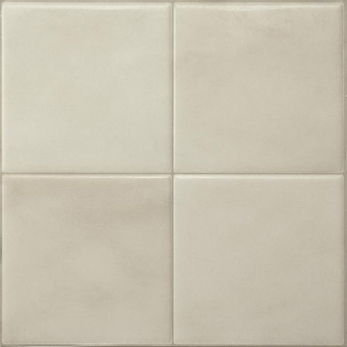 Smart Tiles Peel and Stick backsplash, Zellige Almond Beige, 9"x9" | Pack of 5 (2.8 sq ft), Semi-Matte, Heat/Moisture Resistant, Low VOC, Kitchen/Bathroom, Renter Friendly, Made in Canada by SmartTiles-OriginalPeelandStickBacksplashTiles