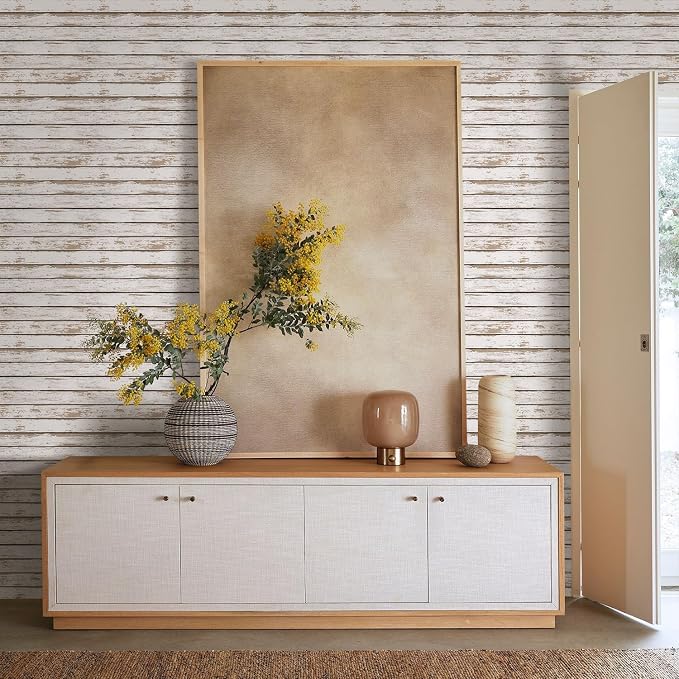 Commomy Faux Wood 3D Peel and Stick Tiles - 10 Pcs 11.8"x11.8" | Peel and Stick Wood Tiles Ultralight PVC Wall Paneling for Bedroom, Bathroom, Kitchen Backsplash, Farmhouse Interior Decor - Image 9