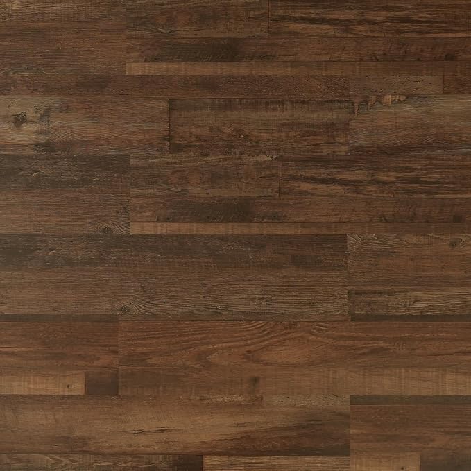 Peel and Stick Wall Panels, Easy Self Adhesive Vinyl Tiles Wall Planks, Farmhouse Wood Grain Shiplap for Kitchen Bedroom Interior WallDecor (12 pcs/18.1 Sq Ft/Box) (Dark Smoked Oak) - Image 3