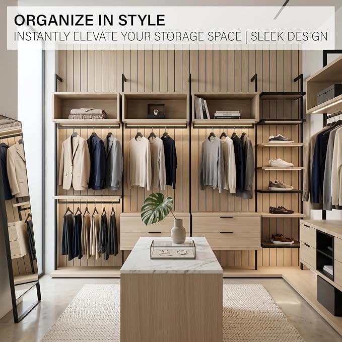 Peel and Stick Wall Panels：Waterproof & Easy to Cut, 236"x15.7" White Oak | Self-Adhesive PVC Wood Panels for Interior Walls, Slat Panels 3D Wood Grain Look,Ideal for Living Room, Bedroom & Ceilings - Image 9