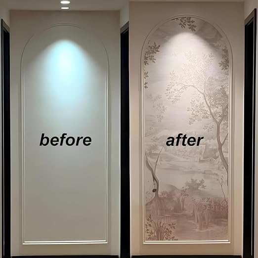 20FTx1.3IN Peel and Stick Wall Molding Trim, TPE Rubber Flexible Chair Rail for Mirror Frames, Doors & Home Decor - Matte White (Note: Heat Treatment Required for Best Adhesion) - Image 4