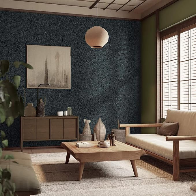 Dark Green Peel and Stick Self Adhesive Wallpaper Countertop Contact Paper | Removable Waterproof Bathroom 15.7" X 393.7" Kitchen Vinyl Wrap for Cabinet Countertops Wall Counter Top Paper - Image 2