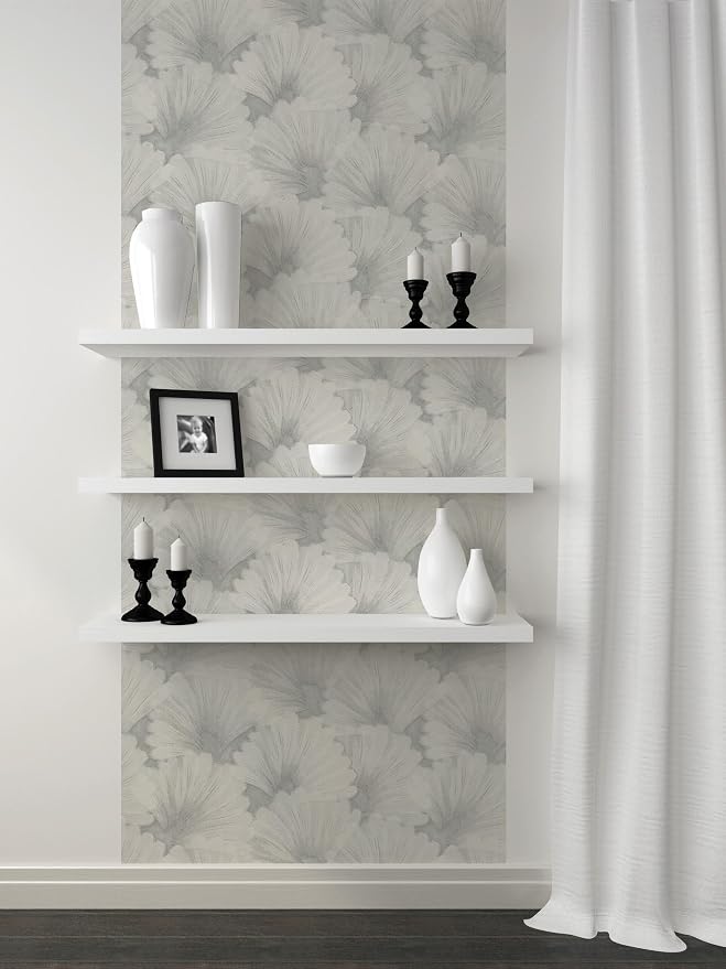 Peel and Stick Wallpaper Roll, Whispering Tales Design | 17.5 x 216 in roll; Covers 26.25 sq ft; Vinyl peel & stick; No paste needed; Great for walls, shelves & cabinets. - Image 4