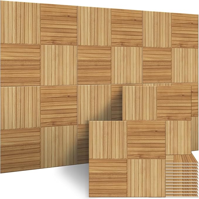 BUBOS 6 Pack Art Acoustic Wall Panels,70.8”x47.2”Self Adhesive for Home Decor | Peel and Stick, for Home Office, Studio & Wall Decor Sound Treatment, Wall Panels for Noise Reduction & Stylish Room by BUBOS