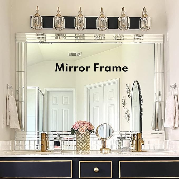 Lovdeco Peel and Stick Mirror Strip Tile, 1.2 x 12 Inches Mirror Tiles for Kitchen Backsplash and Bathroom Wall (5 Pieces, 5 SQ.FT.) - Image 3