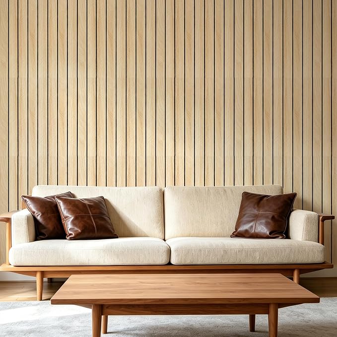 Peel and Stick Wood Grain Wall Panels 11.8" x 7.9" | 3D Wall Panels, Thick PVC Foam, Self-Adhesive, 20 Pack, For Bedroom Living Room Accent Wall Decor - Image 4