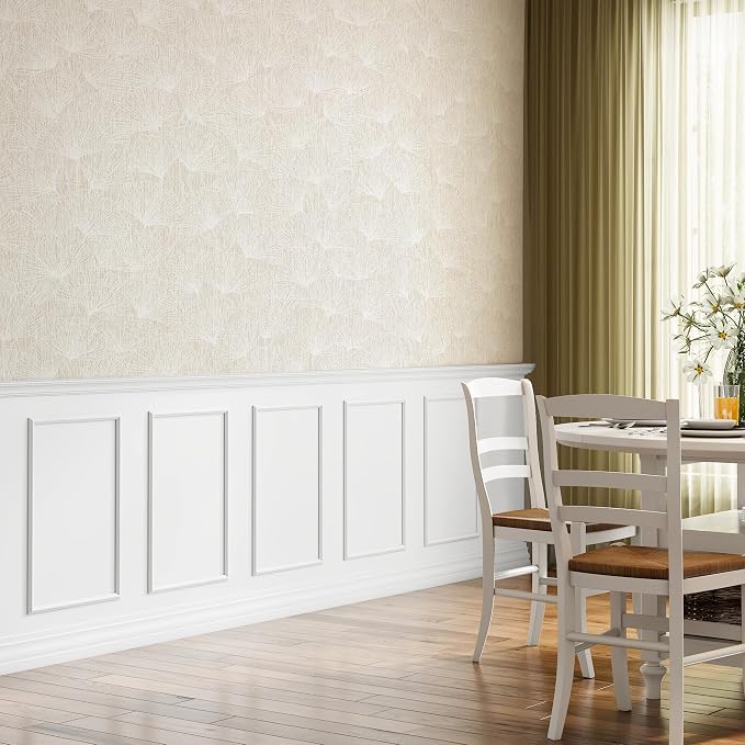 INMOZATA Pre-Cut Peel and Stick Wall Molding Wainscoting Panels, 24" x 16" | Strong Adhesive, Paintable, Easy to install, Ideal for Interior Wall Decor Living Room Bedroom Hallway - Image 7