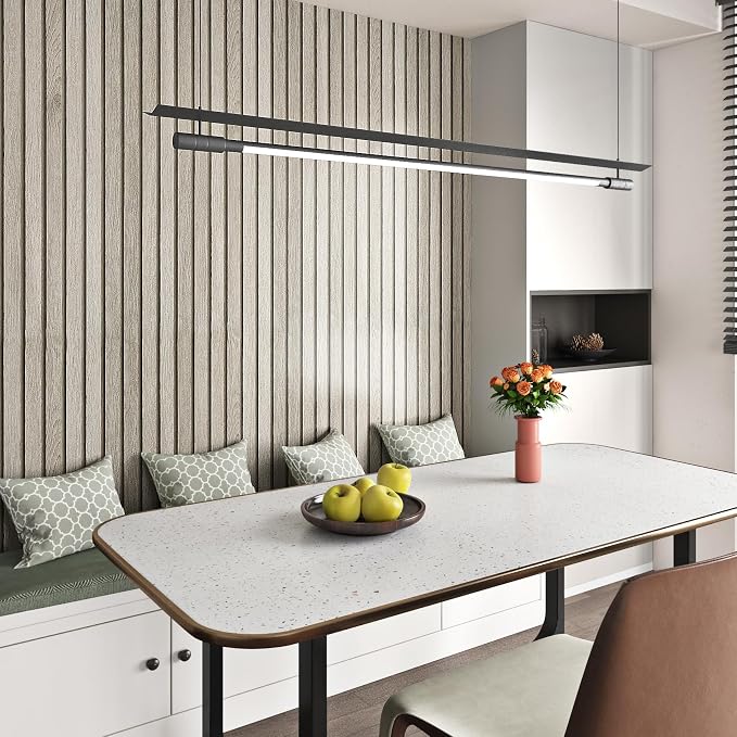 Livelynine 15.8x197 Wood Panel Wallpaper Peel and Stick Wood Panels for Walls Furniture Self Adhesive Contact Paper Roll Faux Wood Slat Wall Panel White Wall Panels Removable 3D Slat Wall Paneling - Image 2