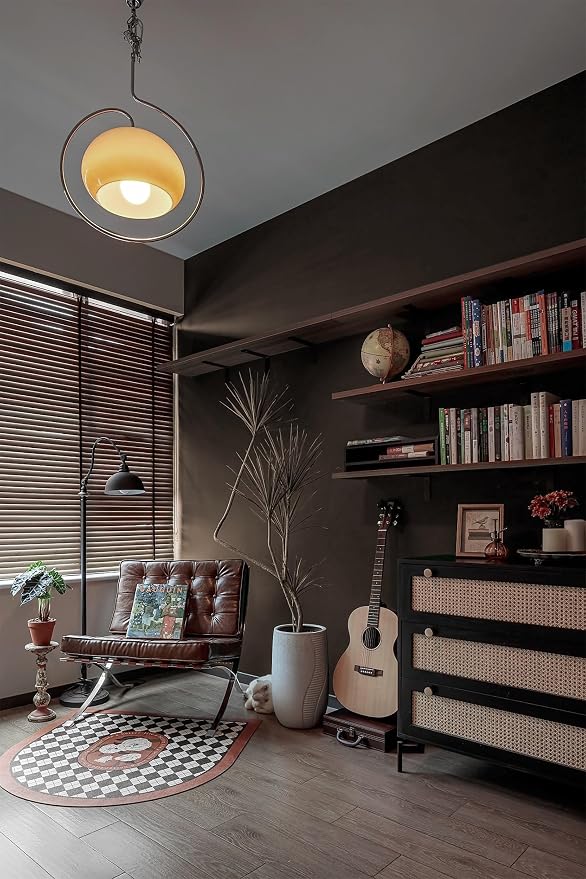 Dimoon 236.2''x17.7''Coffee Brown Peel and Stick Wallpaper Contact Paper Modern Self Adhesive Wall Paper Removable Textured Solid Color Shelf Cabinet Vinyl Roll (236.2''x17.7'',Coffee Brown) - Image 3