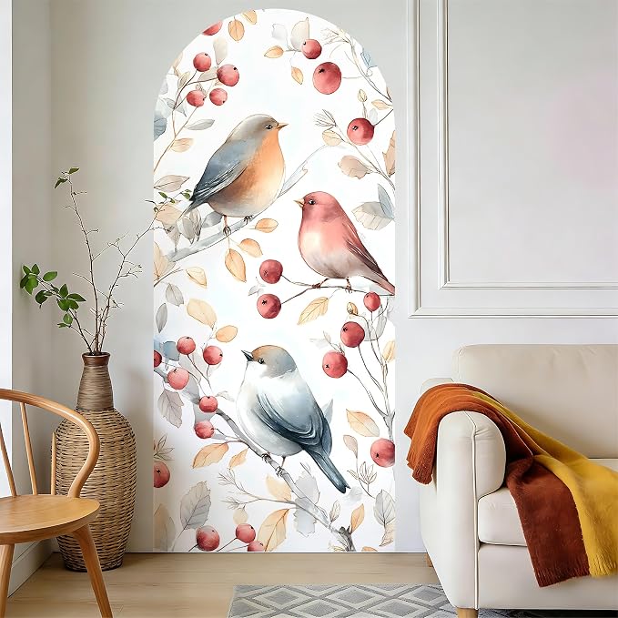 Arch Wall Decals Peel and Stick, Large Wall Stickers, Removable Home Decor Art Wallpaper for Bedroom Living Room 71'' × 31.7'' (Fish) - Image 6