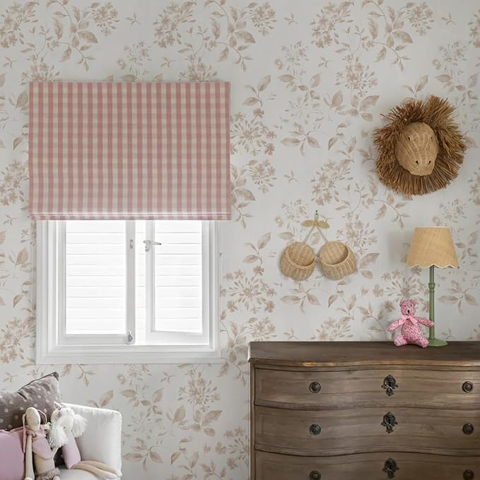 Vintage Floral Peel and Stick Wallpaper 17.32"x 118.11" Neutral Toile Removable Self Adhesive Wallpaper for Bathroom Bedroom (Timeless Blossom, 17.32"x 118.11") - Image 4