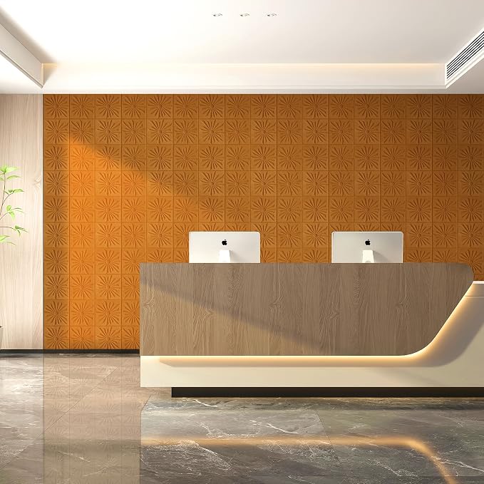 3D Wall Panels Peel and Stick Wall Panels for Interior Wall Decor | Modern Velvet Soundproof Self-Adhesive Art Acoustic Wall Panels for Living Room, Bedroom, TV Background 17.7"x17.7" 12-Piece - Image 7